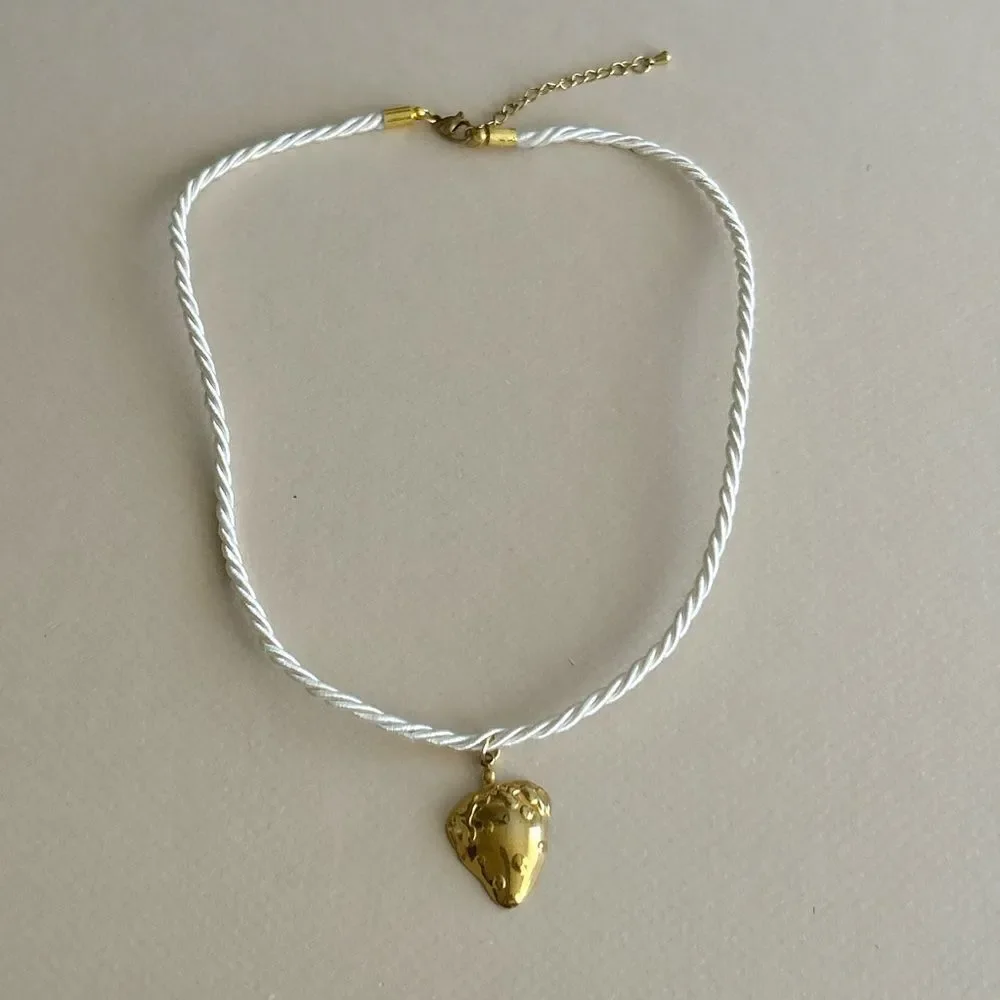 Boho strawberry Necklace #2008